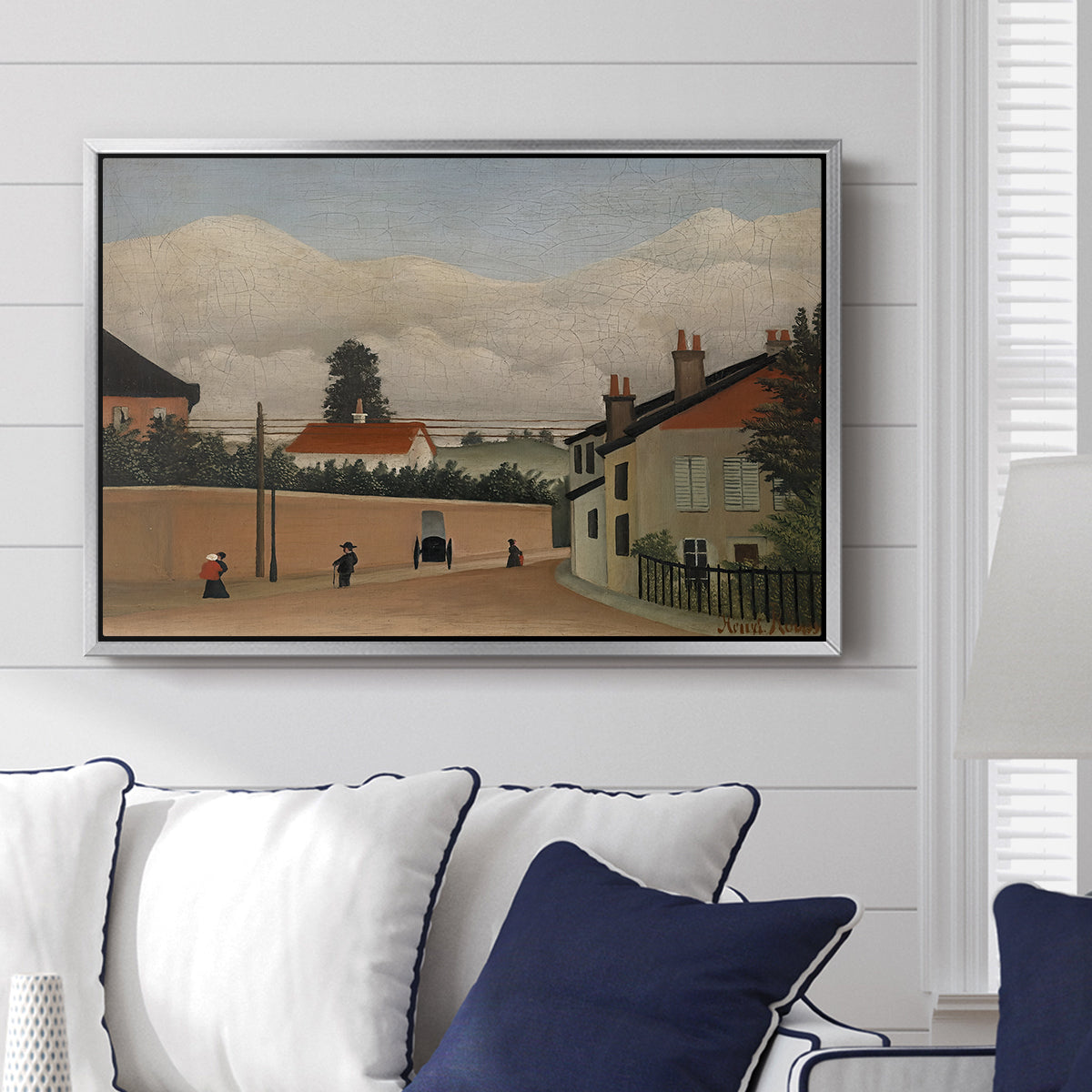 Outskirts of Paris, c. 1906-1910 - Floater Framed Canvas Print