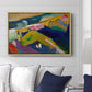 Murnau Mountain Landscape with Church, 1910 - Floater Framed Canvas Print