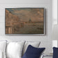 Somerset House Terrace from Waterloo Bridge, c. 1819 - Floater Framed Canvas Print
