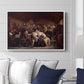 Funeral Feast, 1854 - Floater Framed Canvas Print