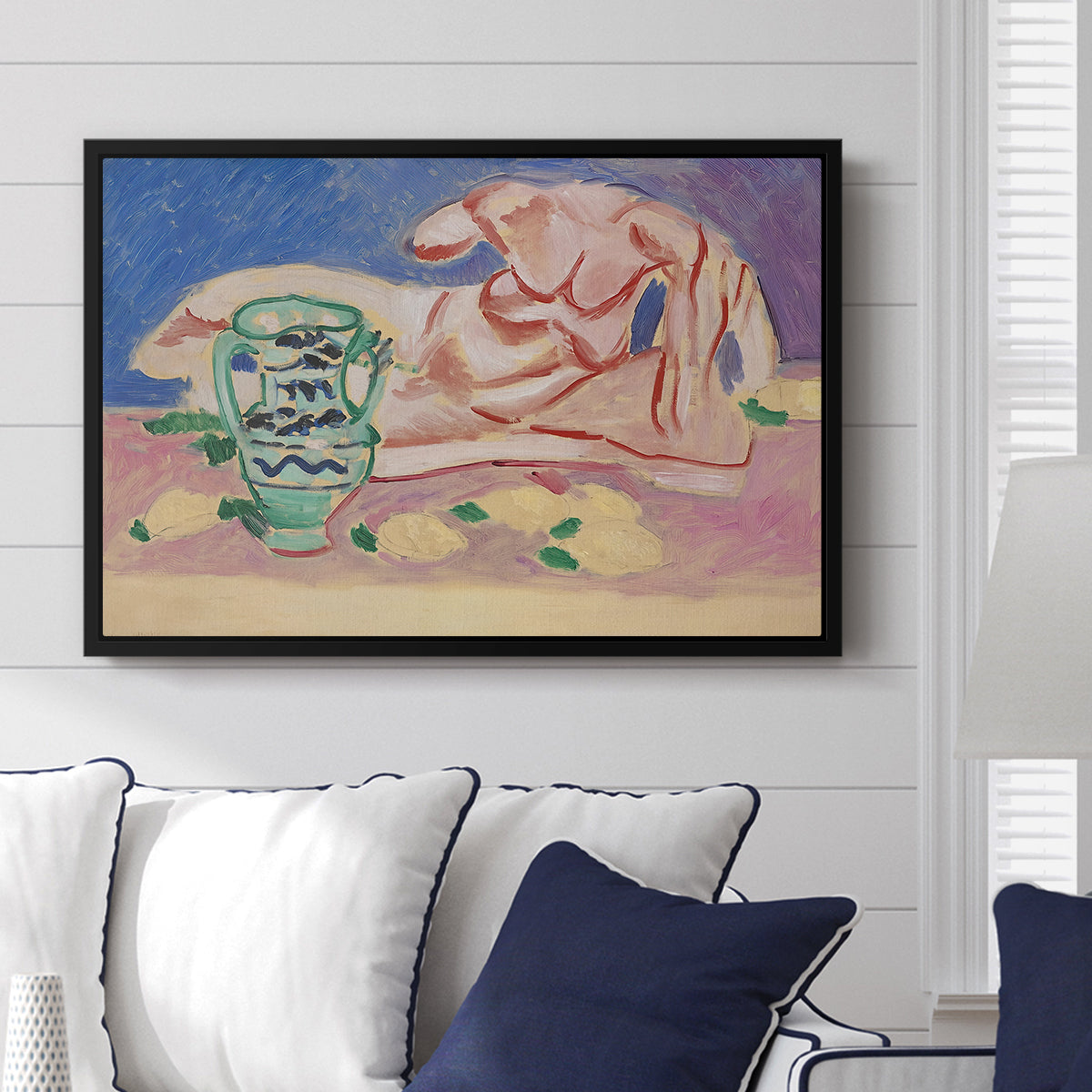 Ilyssus from the Parthenon, 1908 - Floater Framed Canvas Print