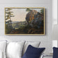 Landscape with the Balbersteine near Miesenbach, 1839 - Floater Framed Canvas Print