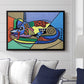 A Dog Named Picasso - Floater Framed Canvas Print