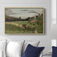 The Chair Factory at Alfortville, 1897 - Floater Framed Canvas Print