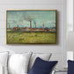 Factories at Clichy, 1887 - Floater Framed Canvas Print