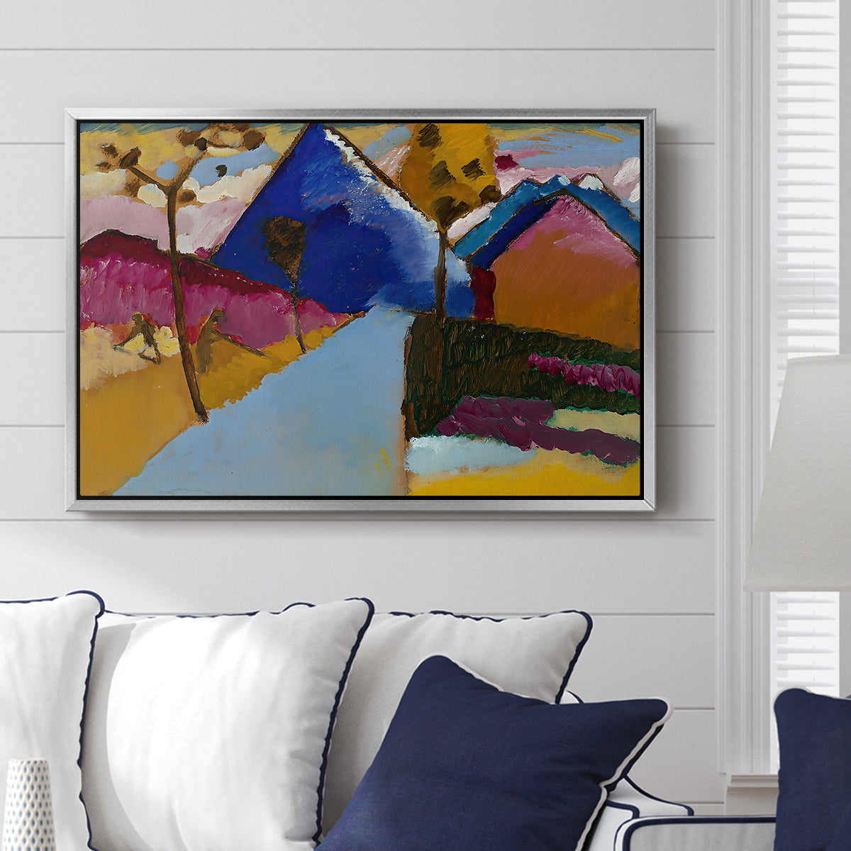 Kochel Straight Street, 1909 - Floater Framed Canvas Print