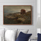 A Fisherman's Home, Lillesand, 1858 - Floater Framed Canvas Print