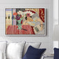 Woman with Anemones (Femme et anémones), c. 1920-1921 - Floater Framed Canvas Print