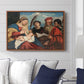 Mary and Child with Saints Stephen, Jerome and Maurice, c. 1510 - Floater Framed Canvas Print