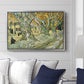 The Large Plane Trees (Road Menders at Saint-Rémy), 1889 - Floater Framed Canvas Print