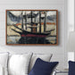 Two Boats Side by Side, Port of Marseilles, c. 1916 - Floater Framed Canvas Print