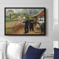 L. A. Ring Painting near Aasum Smithy, 1893 - Floater Framed Canvas Print