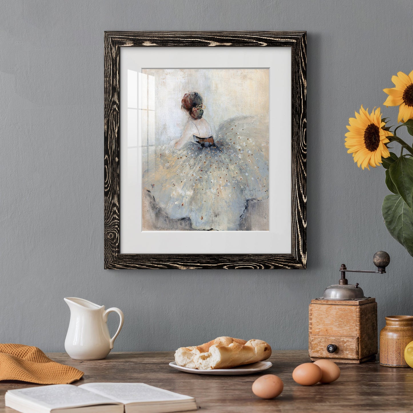 At A Glance - Premium Framed Print - Distressed Barnwood Frame - Ready to Hang