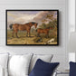 Portrait of Reformer, Blucher, Tory and Crib, Property of Rowland Alston, Esq., M.P., 1835 - Floater Framed Canvas Print
