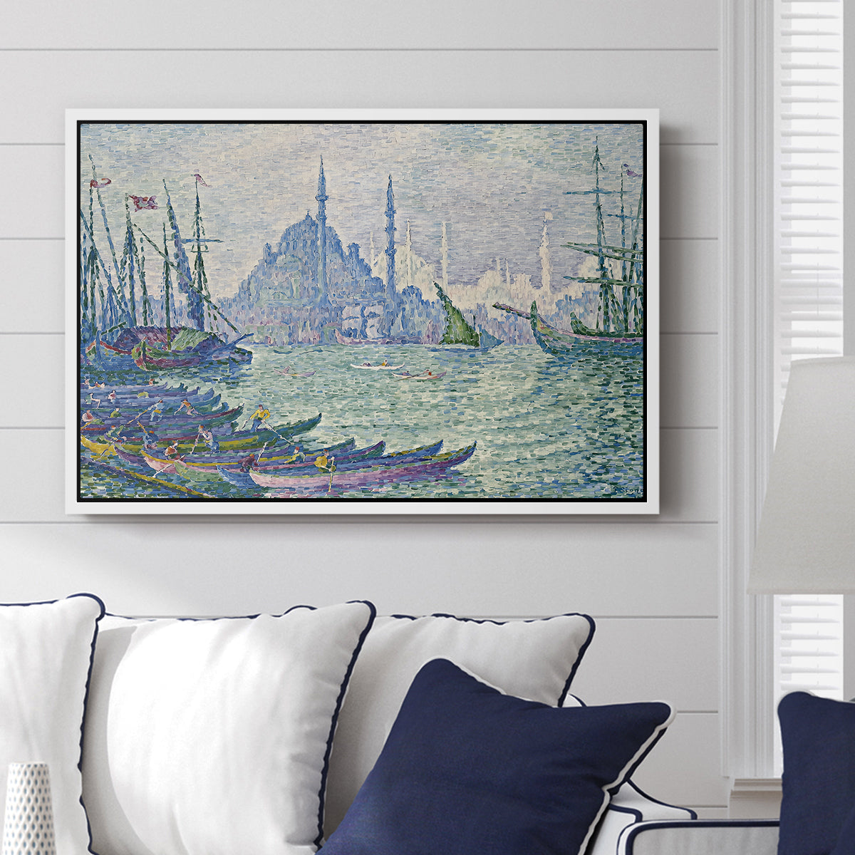 The Golden Horn, Minarets, 1907 - Floater Framed Canvas Print