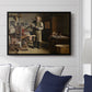 The Plate Printer, 1875 - Floater Framed Canvas Print