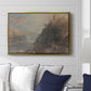 Rheinfels Looking to Katz and Gourhausen, 1817 - Floater Framed Canvas Print