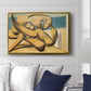 Figures at the Seaside (The Kiss), 1931 - Floater Framed Canvas Print