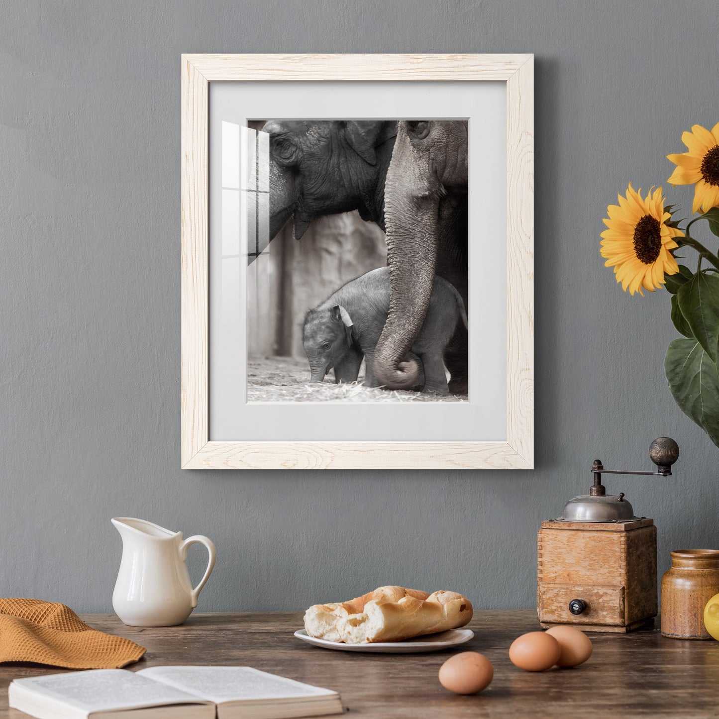 Family Moment - Premium Framed Print - Distressed Barnwood Frame - Ready to Hang