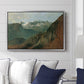 The Dachstein from the Plassen near Hallstatt, 1827 - Floater Framed Canvas Print