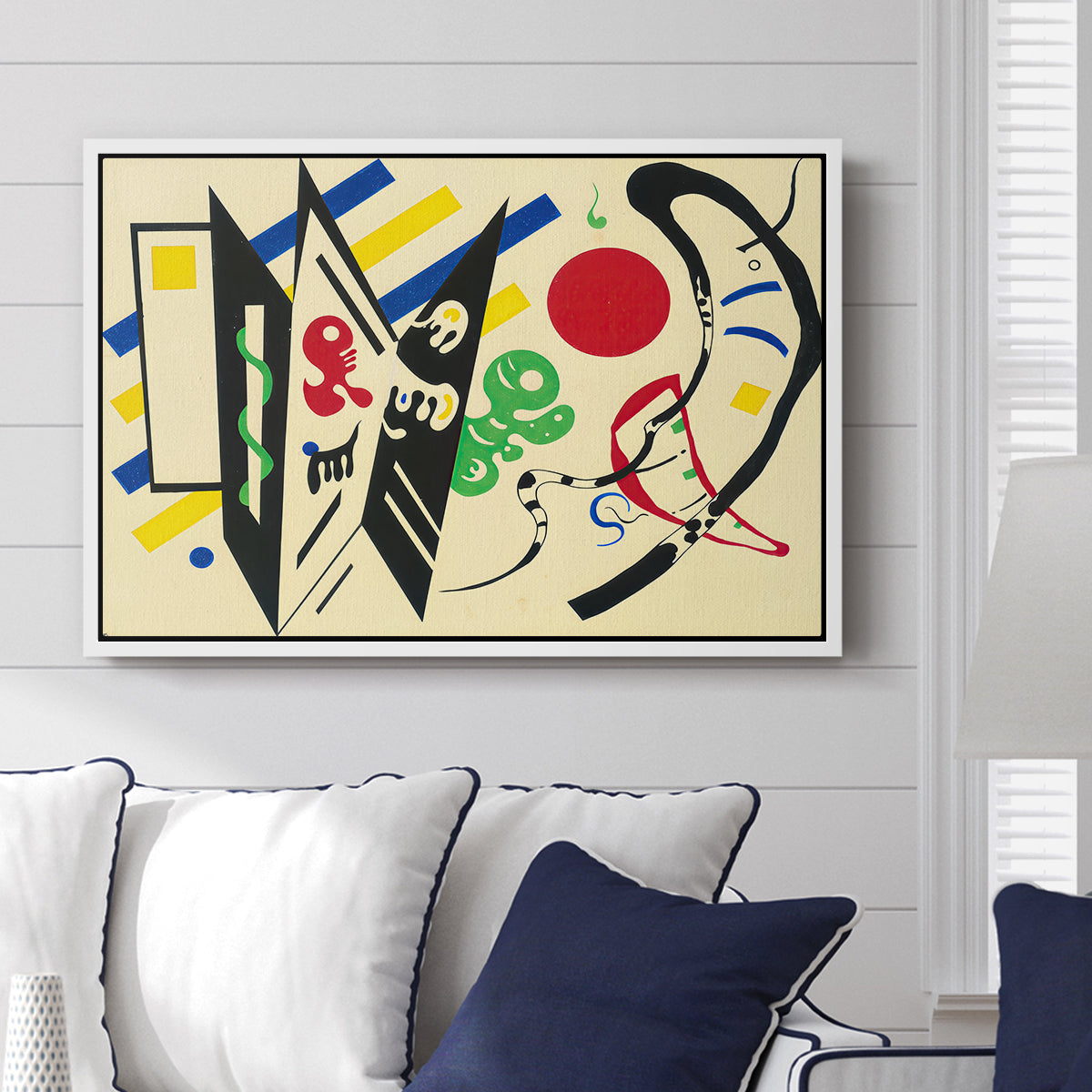 Reciprocity (Réciproque), 1935 - Floater Framed Canvas Print