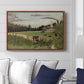 The Chair Factory at Alfortville, 1897 - Floater Framed Canvas Print