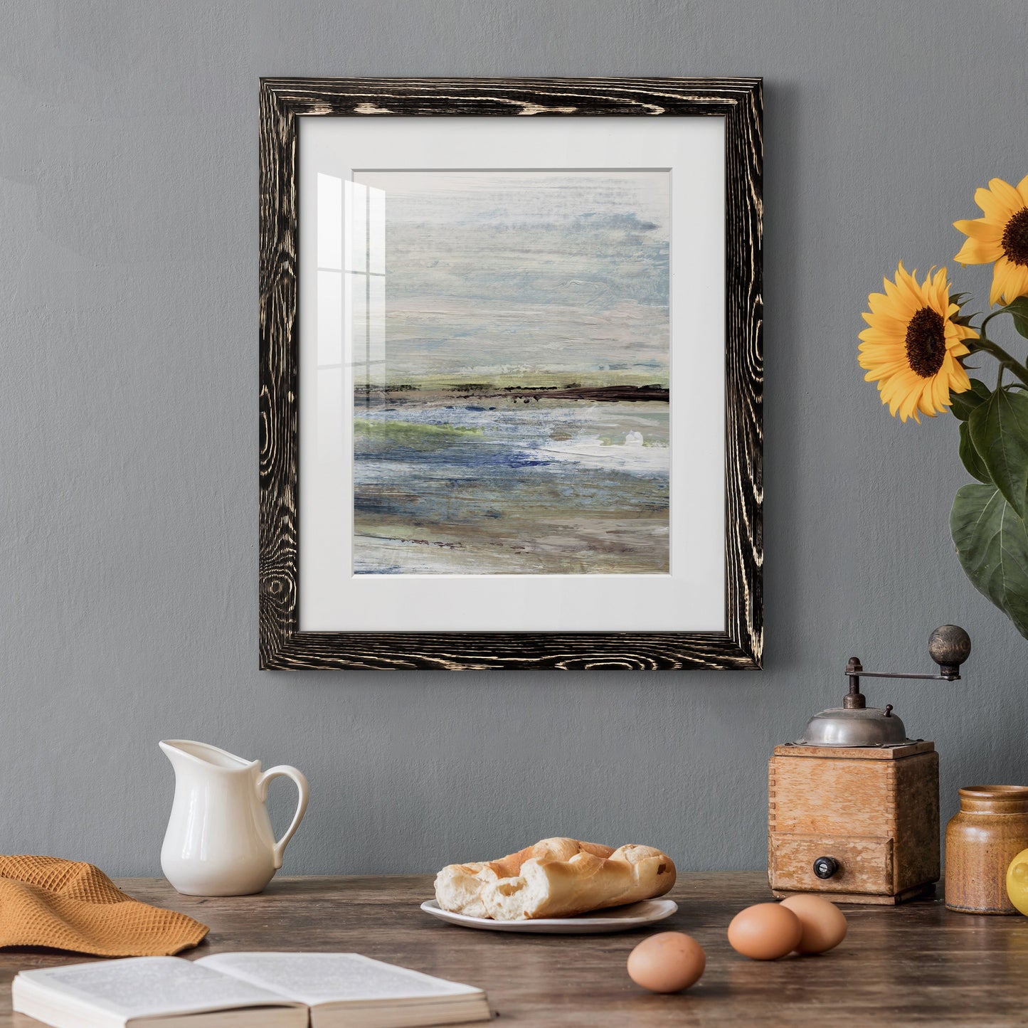 Wetlands II - Premium Framed Print - Distressed Barnwood Frame - Ready to Hang