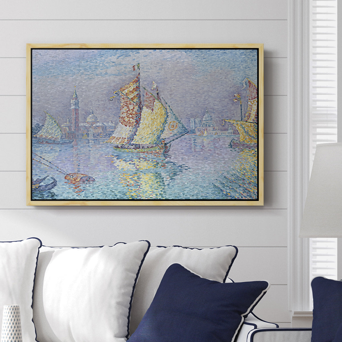 Venice, the Yellow Sail, 1904 - Floater Framed Canvas Print
