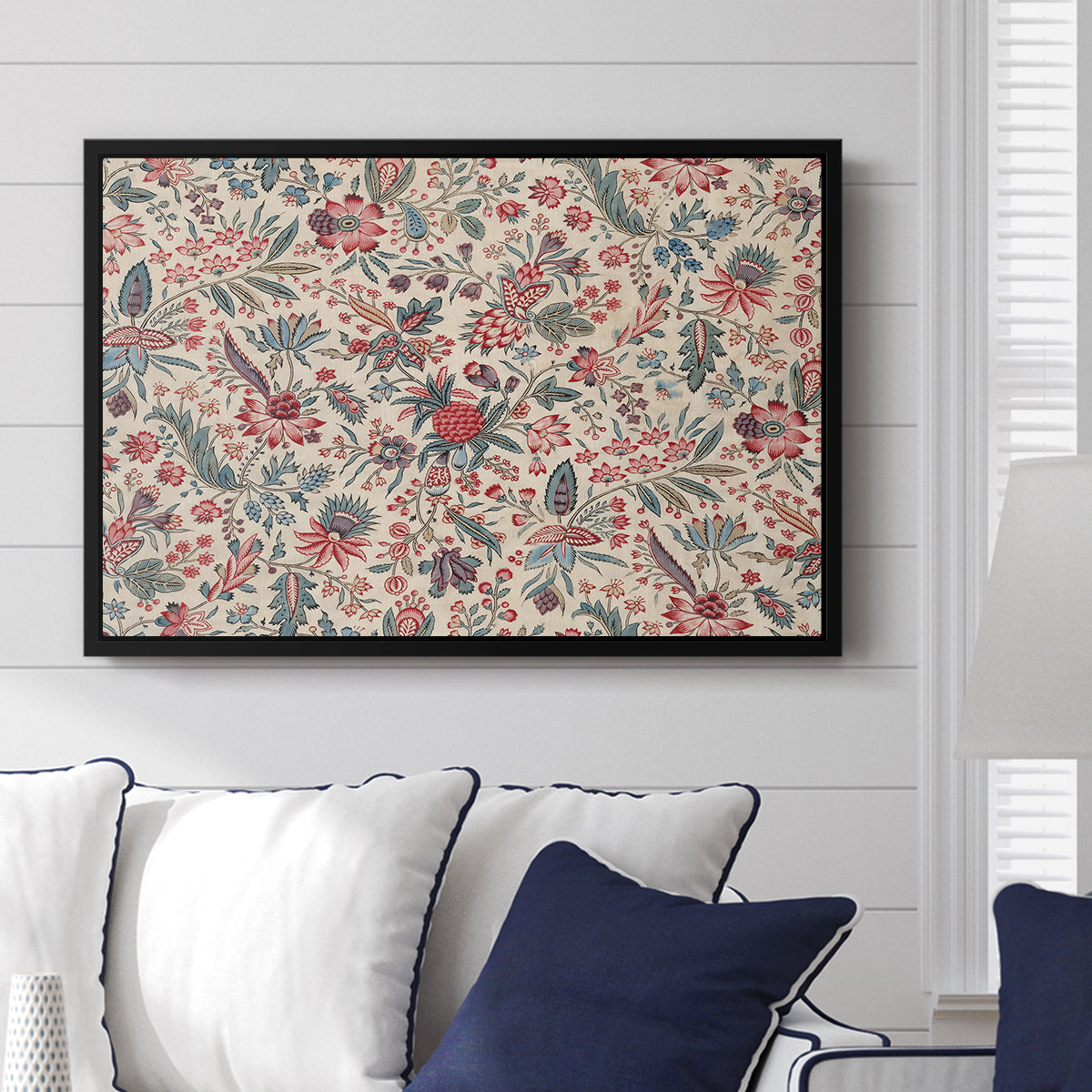 Anaras - Cream, c. 1775-1800 - Floater Framed Canvas Print