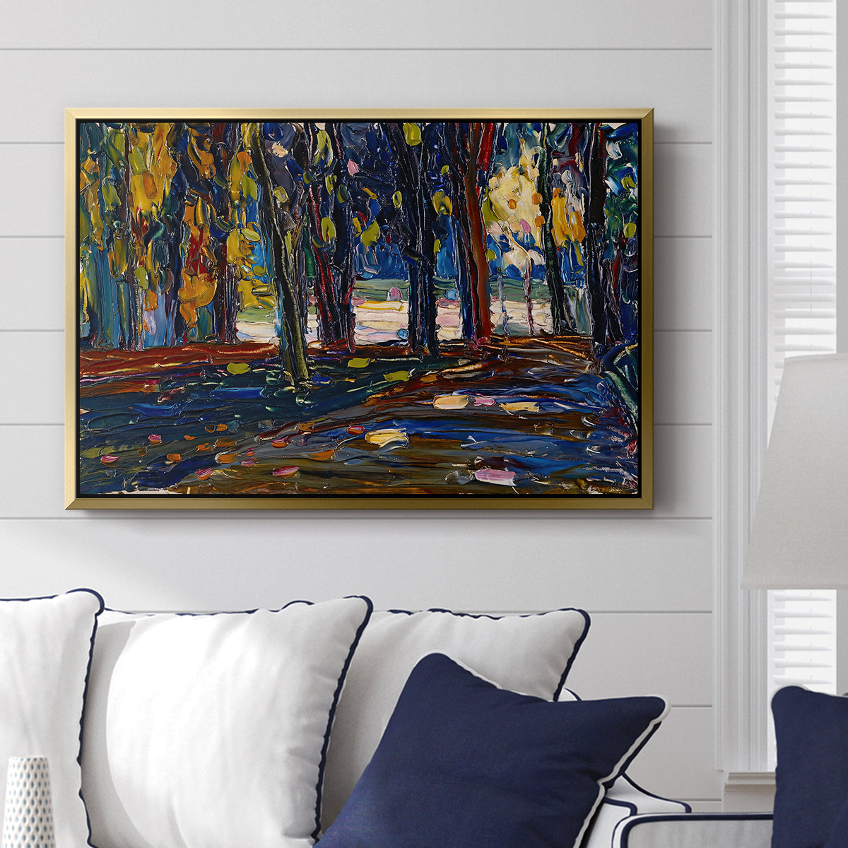 Autumn Study, 1908 - Floater Framed Canvas Print