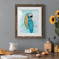 Island Parrot I - Premium Framed Print - Distressed Barnwood Frame - Ready to Hang