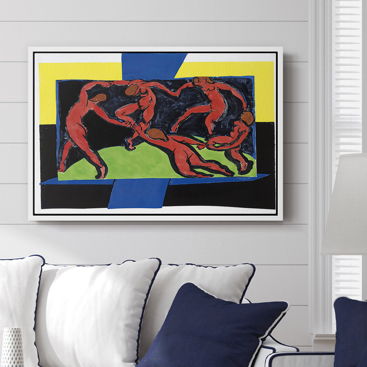 The Dance (La Danse), 1939 - Floater Framed Canvas Print
