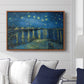 Starry Night Over the Rhône, 1888 - Floater Framed Canvas Print