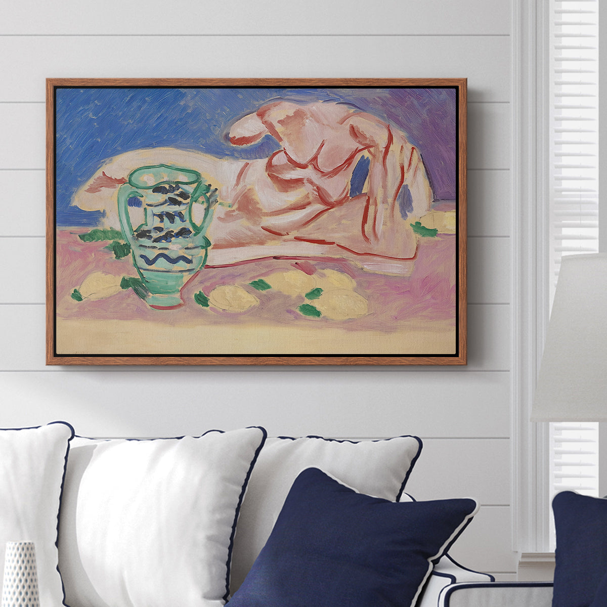 Ilyssus from the Parthenon, 1908 - Floater Framed Canvas Print