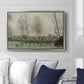 Washerwomen in a Willow Grove, c. 1871 - Floater Framed Canvas Print