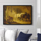 Heath Ewe and Lambs, 1810 - Floater Framed Canvas Print
