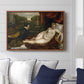 Venus with an Organist and a Dog, c. 1550 - Floater Framed Canvas Print