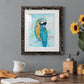 Island Parrot I - Premium Framed Print - Distressed Barnwood Frame - Ready to Hang