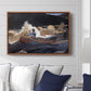 Shooting the Rapids, Saguenay River, 1905-1910 - Floater Framed Canvas Print