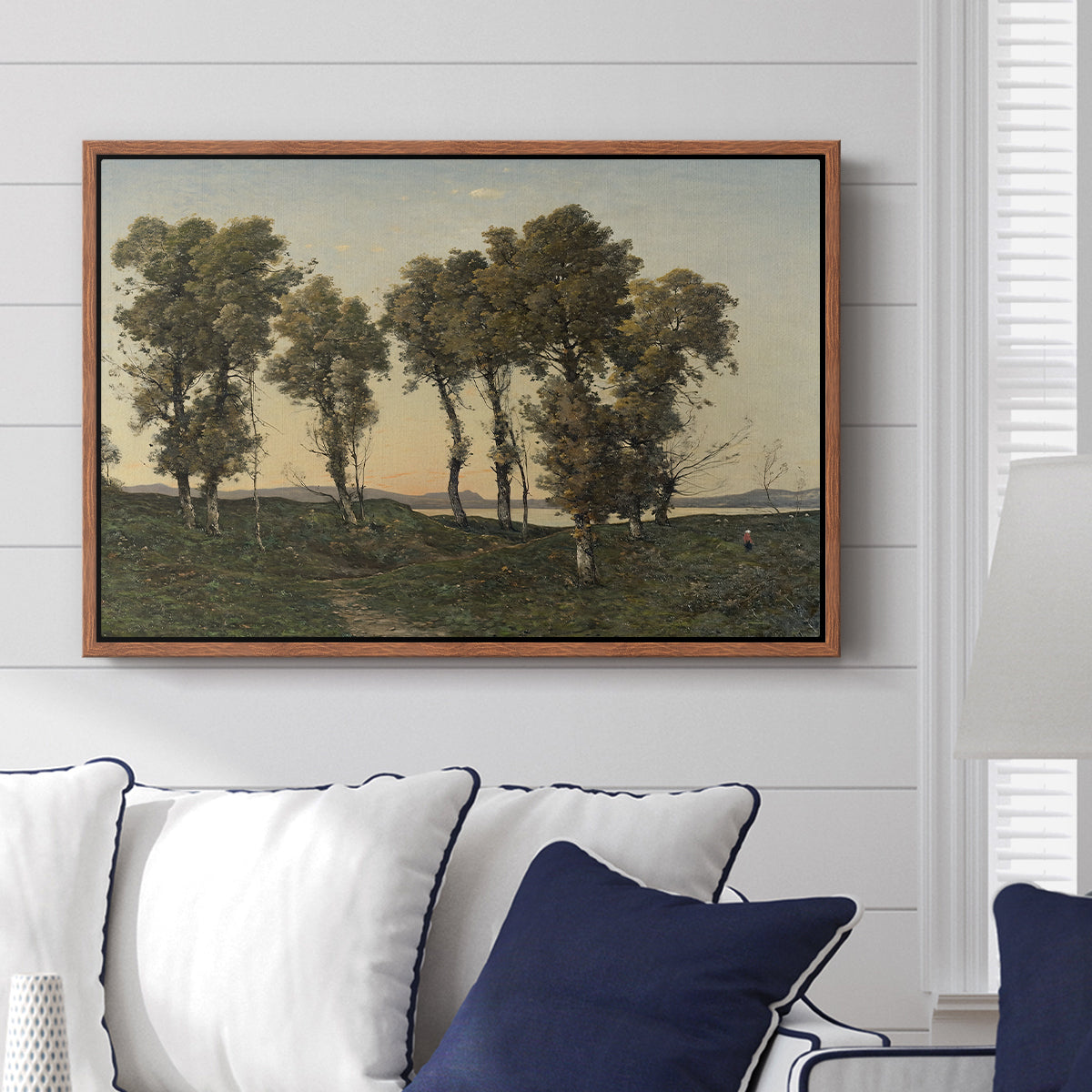 Autumn Evening, 1894 - Floater Framed Canvas Print