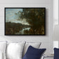 Souvenir of the Environs of Lake Nemi, 1865 - Floater Framed Canvas Print