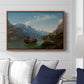 Bridal Procession on the Hardangerfjord, 1848 - Floater Framed Canvas Print