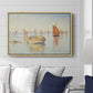 Concarneau, Quiet Morning, Opus 219, 1891 - Floater Framed Canvas Print