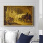 Heath Ewe and Lambs, 1810 - Floater Framed Canvas Print