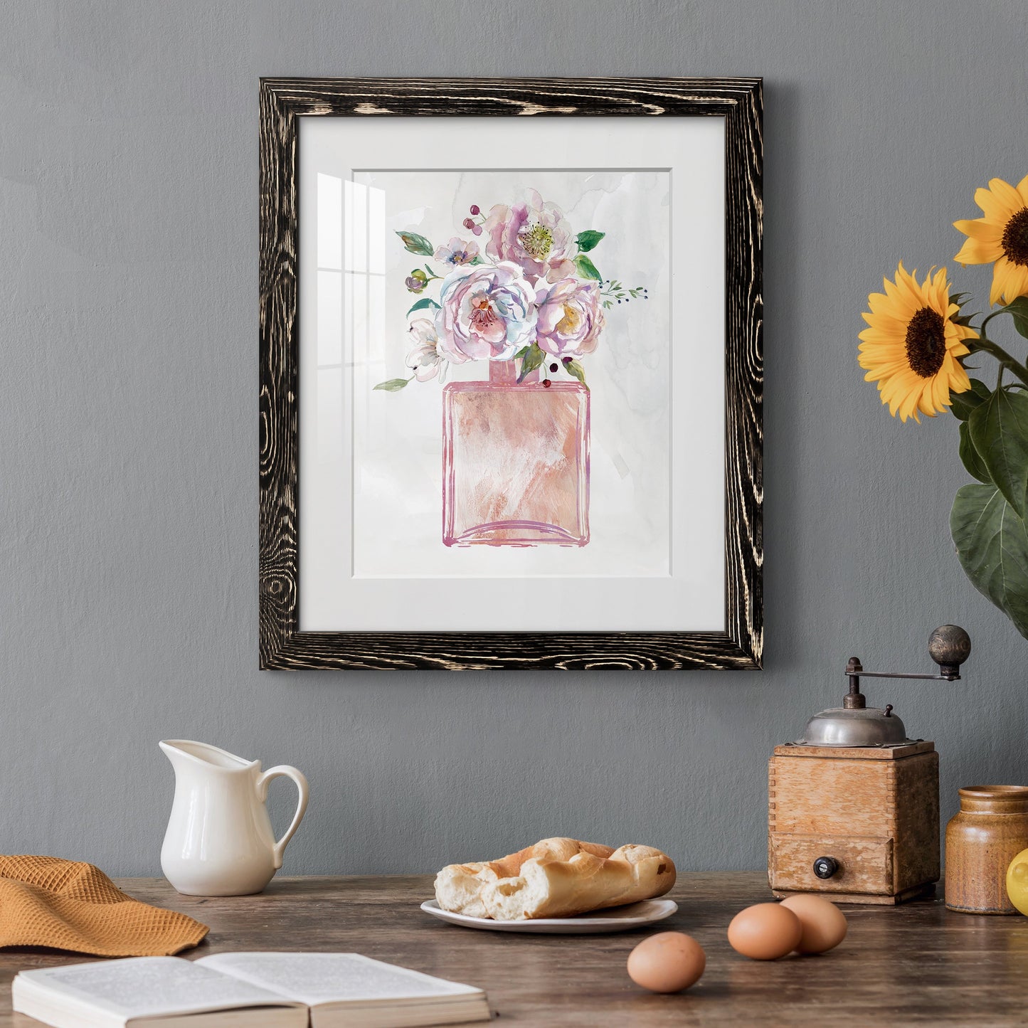 Fragrance of Summer I - Premium Framed Print - Distressed Barnwood Frame - Ready to Hang