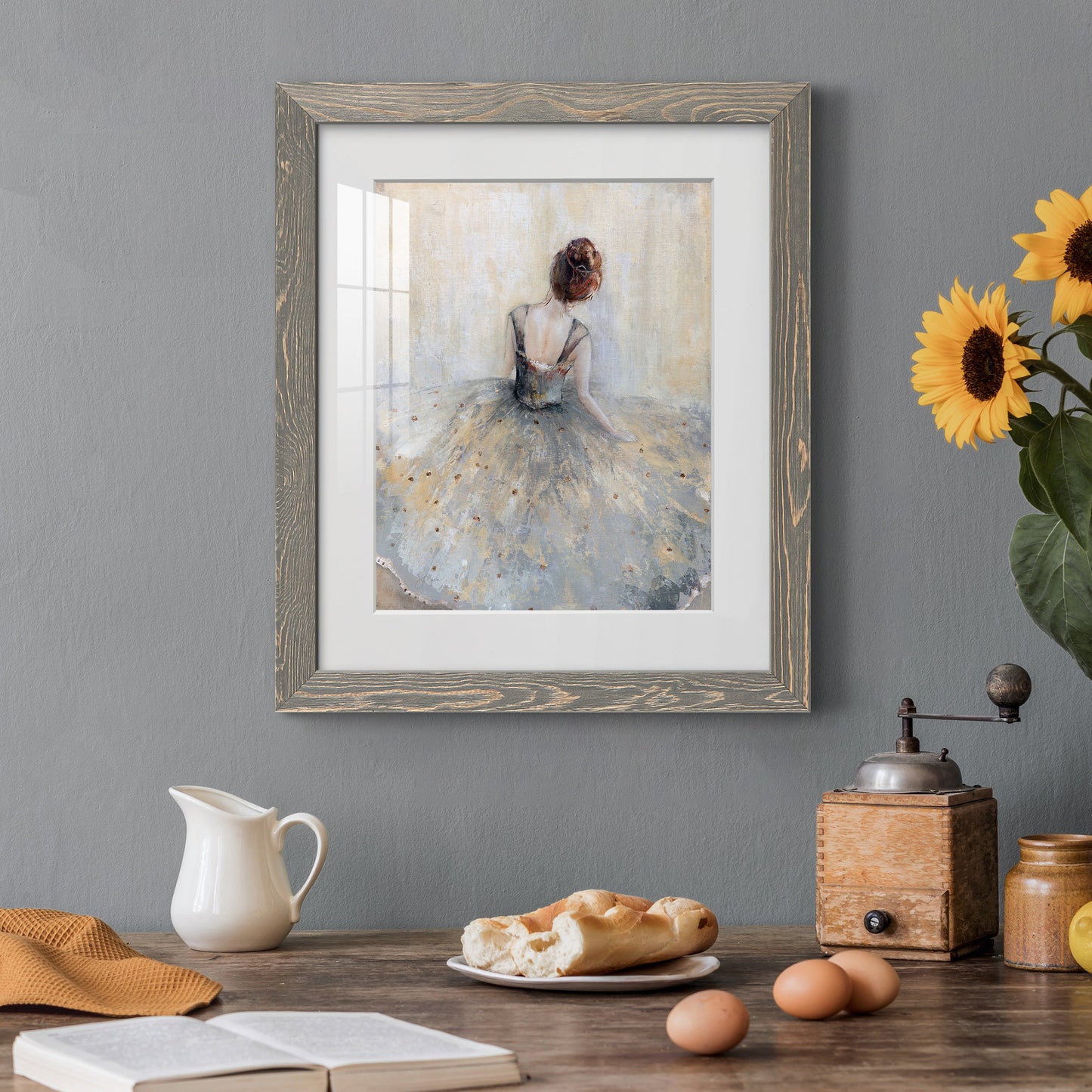 Beautiful Contemplation - Premium Framed Print - Distressed Barnwood Frame - Ready to Hang