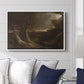 Tornado in an American Forest, 1835 - Floater Framed Canvas Print