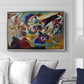 Fragment 2 for Composition VII, 1913 - Floater Framed Canvas Print