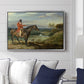 John Levett Hunting at Wychnor, Staffordshire, 1818 - Floater Framed Canvas Print