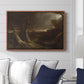 Tornado in an American Forest, 1835 - Floater Framed Canvas Print